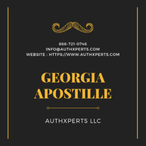 Georgia apostille